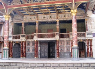 Globe Theater stage